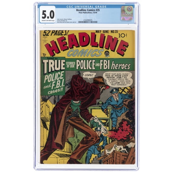 Headline Comics #35 - CGC 5 Comic Book