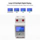 thumbnail image 4 of Black Friday Single Phase Din-rail Energy Meter 5-80a 220v 50hz Electronic Kwh Meter With Lcd Backlight Digital Display Ddm15sd, 4 of 5
