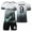 9-MP-Gray, variant on Youth Soccer Jersey Set | Breathable Football Uniforms for Boys & Girls | Lightweight Team Kids Shirts & Shorts Age 10-11y