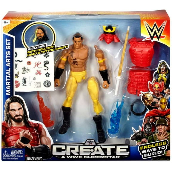 Mattel WWE Create A Superstar Action Figure, Customizable, 6-inch