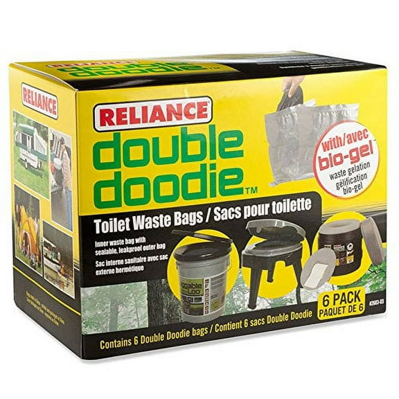 Double Doodie with Bio Gel (6 Total Waste Bags)