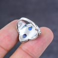 thumbnail image 4 of Natural Milky Opal Gemstone Handmade 925 Sterling Silver Gift Ring Size 6, 4 of 4