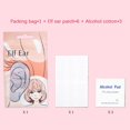 thumbnail image 3 of Elf Ear 2 hojas de pegatinas V-Face Maker cerca del soporte de corrección vertical separado (3 pares/hoja), 3 of 7
