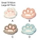 thumbnail image 4 of Billuyoard Almohada en forma de pata Cojín de asiento Respaldo de felpa de peluche Cojín de silla de piso Colchón interior Dormitorio Oficina Decoración del hogar Gris L L/80*70 cm, 4 of 5