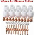 thumbnail image 5 of Gamvdout 40Pcs Air Plasma Cutter Consumables Extend Fit for PT-31 LG-40 Torch CUT-40 50 Air Plasma Cutter Accessories, 5 of 8