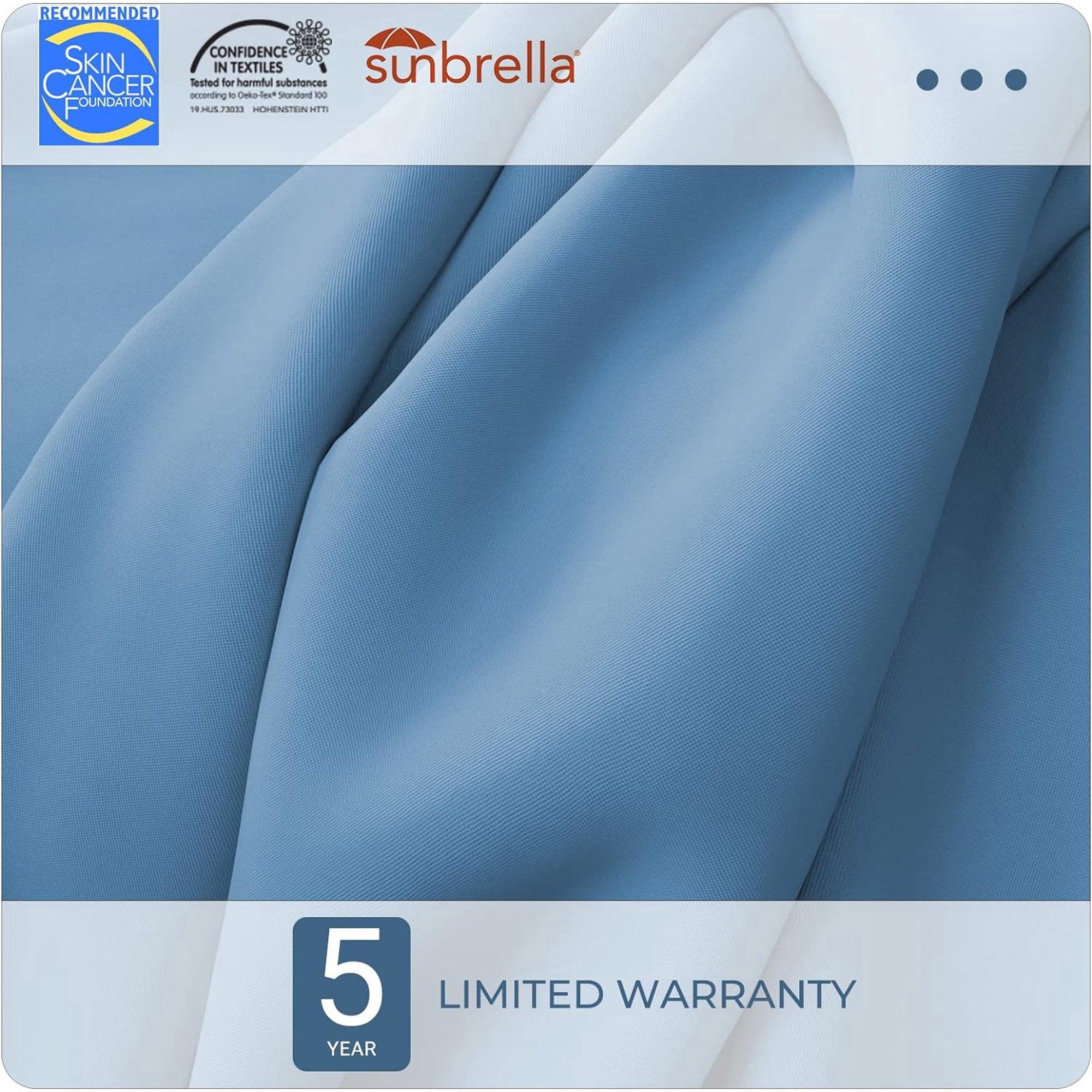 GRANDPATIO x SUNBRELLA 10x10 Ft Square Patio Umbrella Deluxe Curvy Aluminum Offset Umbrella, Outdoor Cantilever Umbrella with Base, Canvas Sapphire Blue