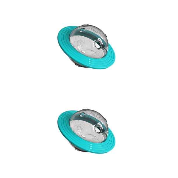 Billuyoard Juguete interactivo multifuncional para perros y gatos: el dispensador de alimentación lenta y golosinas es multifuncional Hulan Wang Planeta Hulan Wang 2Conjunto