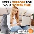 thumbnail image 2 of Cheer Collection Memory Foam Support Reading; TV Pillow, 2 of 5