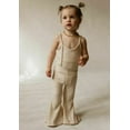 thumbnail image 1 of 2 Pcs Body Sans Manches pour Bébé Fille + Pantalons Évasés Longs, 1 of 5