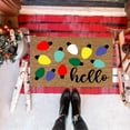 thumbnail image 2 of Merry Christmas Doormat Christmas Door Mat Holiday Season Housewarming Christmas Christmas Welcome Mat（1 PC） Area Rugs for Living Room Modern Blanket Rose Rug through Blanket Huge Blanket Neutral, 2 of 4