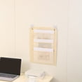 thumbnail image 6 of Wall Mounted Hanging File Organizer with Pockets for Home Office and School, Non Woven Handheld Document Storage Bag for A4 Legal Letter Files, 6 of 6