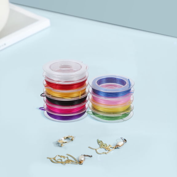 LOLIPPYY Elastic Stretch Thread for Bracelets, Keychains, and Jewelry Making - Assorted Cord