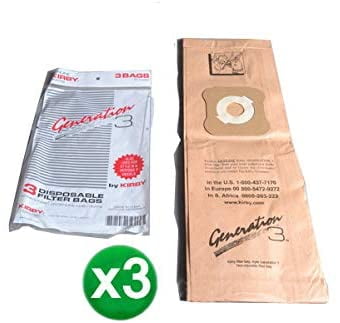 4010037M Type M Dimension Canister Vacuum Bags 3 Hoover 113SW 