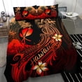 thumbnail image 3 of Hawaii Polynesian Bedding Set - Plumeria Flowers And Waves, 3 of 6