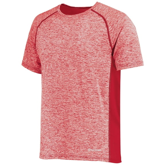 Holloway Sportswear L Boys Electrify Coolcore® Tee Scarlet Heather 222671