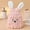 Pink, variant on 1 Pcs Cartoon Hair Towel With Animal Ears, Cute Dry Hair Cap Absorbent Quick-Drying Wipe Hair Towel Lightweight Bouncy Thickened Shower Cap