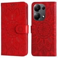 thumbnail image 1 of Funda tipo cartera GANGXUN para Xiaomi Redmi Note 13 Pro 4G , diseño girasol, cuero PU, soporte, cierre magnético, tarjetero, 1 of 5