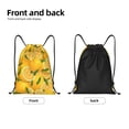 thumbnail image 5 of Bingfone Yellow Limes Drawstrings Backpacks Bags For Men Women Gym Drawstrings Bag, 5 of 9