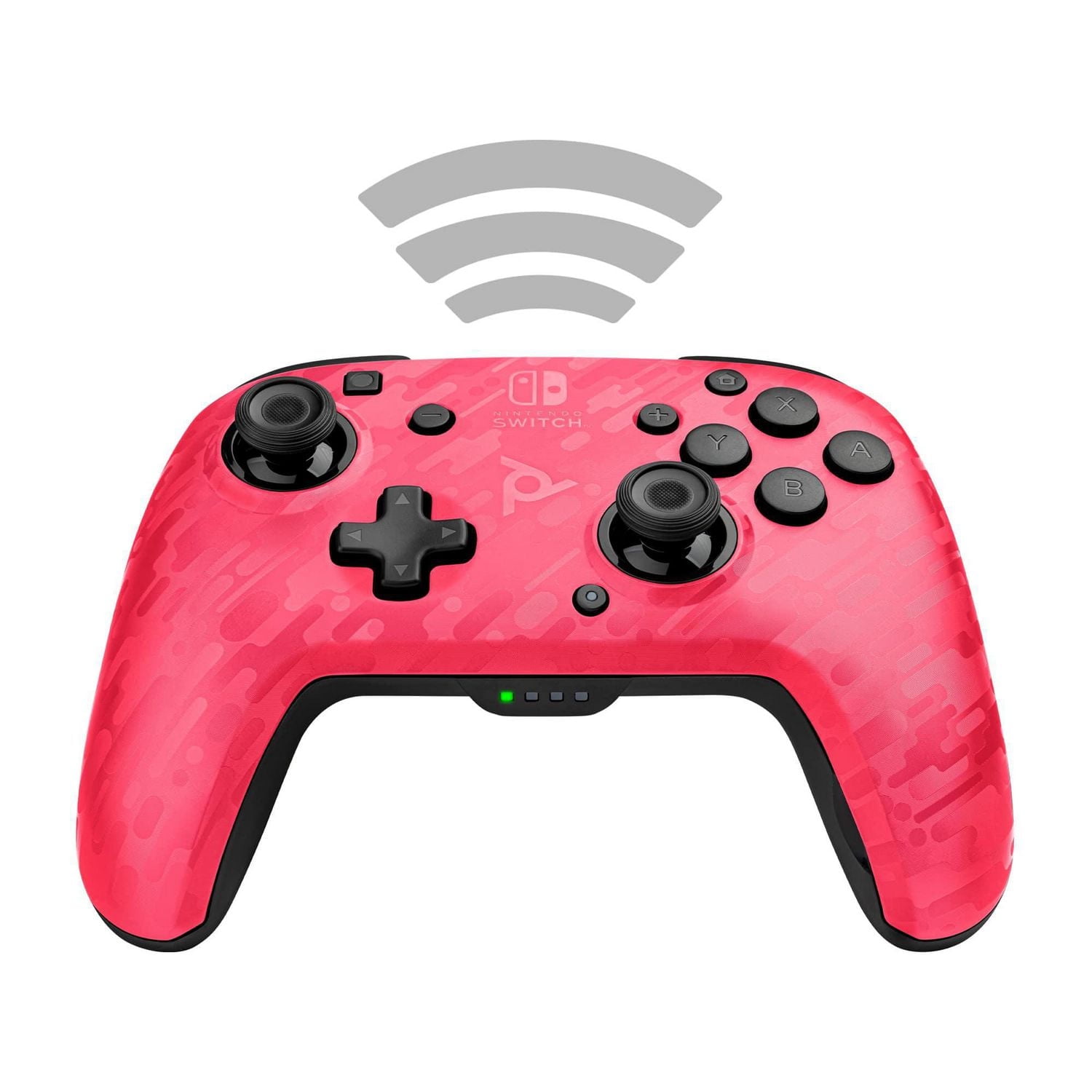 PDP Faceoff™ Wireless Deluxe Controller: Pink Camo - Nintendo Switch
