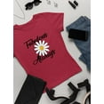 thumbnail image 3 of Fabulous Always Daisy T-Shirt Women -Image by Shutterstock, Female x-Large, 3 of 4