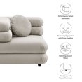 thumbnail image 3 of Modular Lounge Corner Chair, Tufted, Brown, Velvet, Living Room Lounge Cafe Lobby Hospitality Restaurant, Modern Contemporary, HB37187, 3 of 10