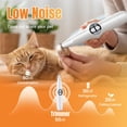 thumbnail image 3 of 2 in 1 Pet Micro Precision Trimmer & Nail Grinder, Multifunctional Rechargeable Pet Shaver Hair Nail Trimmer with LED Light for, 3 of 5