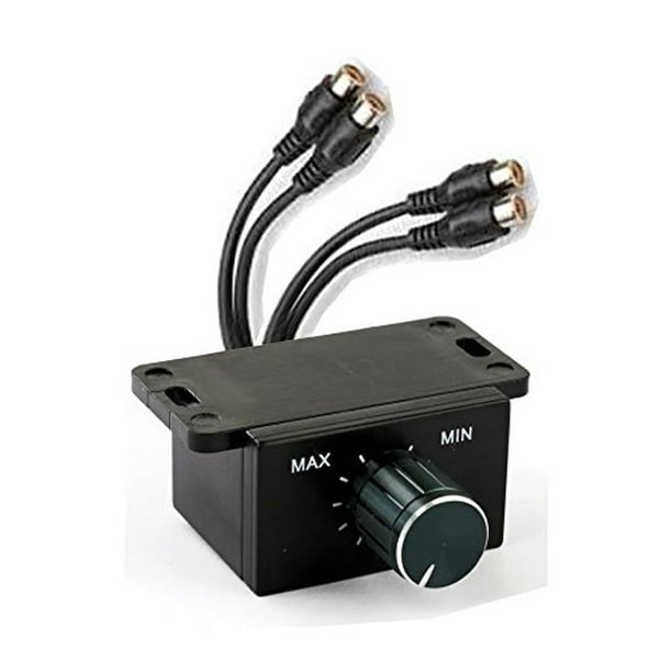 Universal Car Audio Amplifier Bass Boost RCA Level Remote Volume