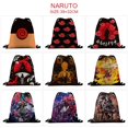 thumbnail image 2 of Naruto Akatsuki Uchiha Itachi De Dibujos Animados Estudiante Casual Bolsa De Lona Color Cordón Deportes Al Aire Libre Mochila Regalo, 2 of 4