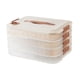 thumbnail image 2 of Contenedor de almacenamiento de alimentos Caja de bolas de masa reutilizable Caja de carne fresca con asas y Cuatro capas, 2 of 9