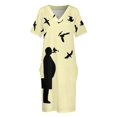 thumbnail image 4 of Alfred Hitchock s Loose Pocket Dress Casual dresses Long dress woman Long dresses, 4 of 7