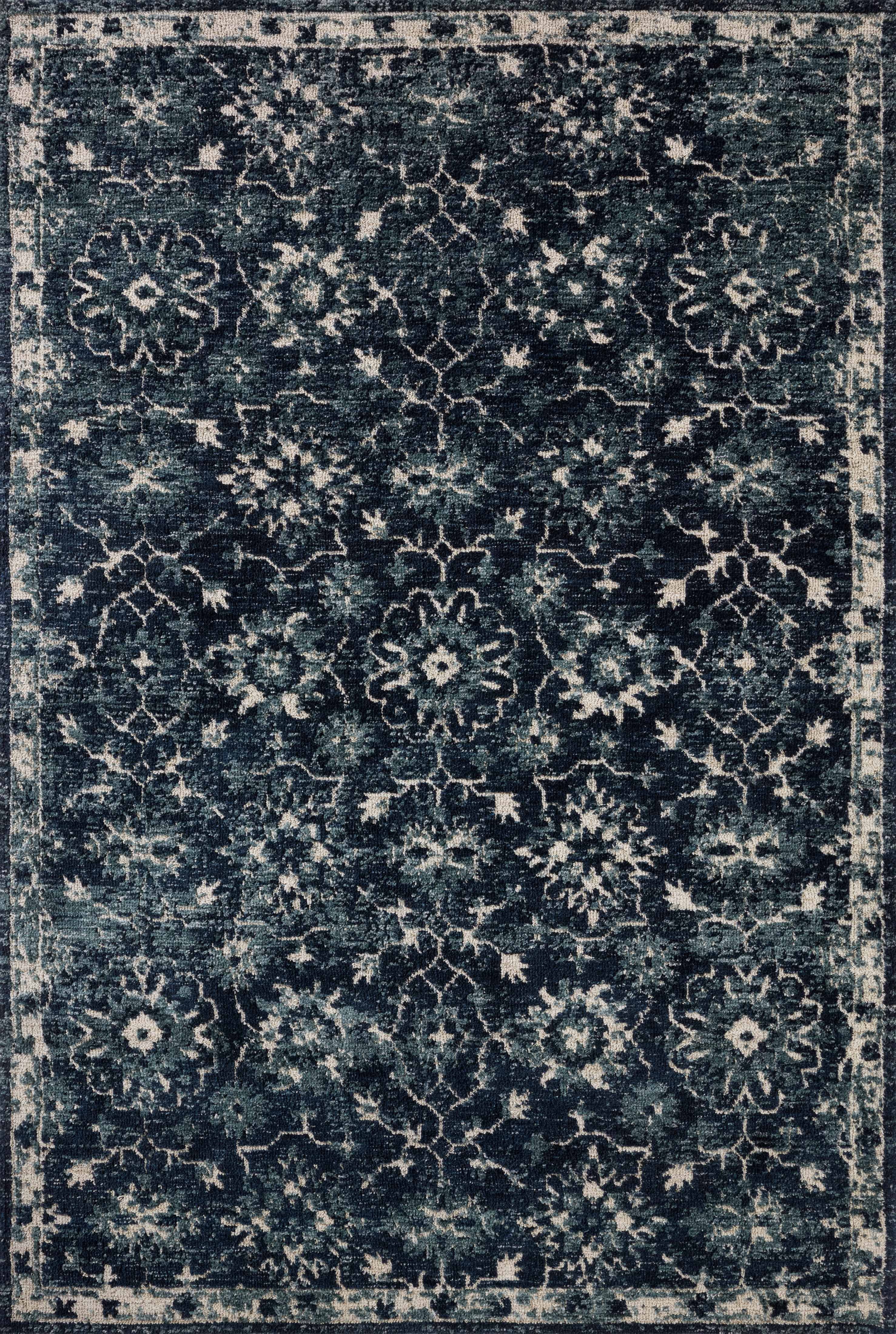Loloi Percival Navy / Ivory 5'-0" x 7'-6" Area Rug