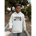 thumbnail image 2 of Poo Mood - Funny Emoji Design Youth's Hoodie, 2 of 4