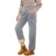 thumbnail image 1 of Gibobby Pantalones mujer moda Pantalones De Ropa De Trabajo Para Mujeres En Otoño E Invierno Felpa Y Engrosamiento Pantalones Deportivos Casuales De Talle Sueltos(Gris,M), 1 of 4