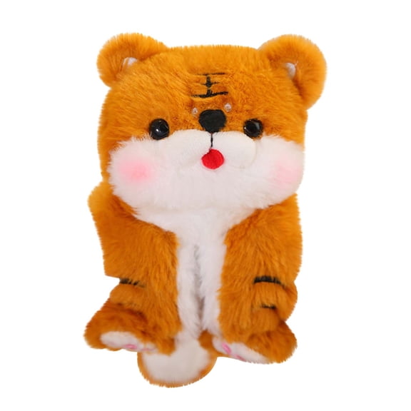 WEGFTDUOP Christmas Snap Deer Clap Ring Snowman Cuddly Doll Party Doll Decoration