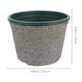 thumbnail image 3 of Weiweiguan Decorative Rope Woven Flowerpot Desktop Flower Container for Home Office, 3 of 6