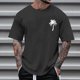 thumbnail image 1 of Tops para hombre, blusas y camisas de cuello redondo y manga corta para hombre, blusas casuales de cuello redondo con estampado de moda para hombre, blusas de cuello redondo y manga corta para hombre., 1 of 4