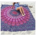 thumbnail image 5 of Colcha de pared hippie con diseño psicodélico indio bohemio de 200 x 150 cm con diseño de mandala hippie, 5 of 5