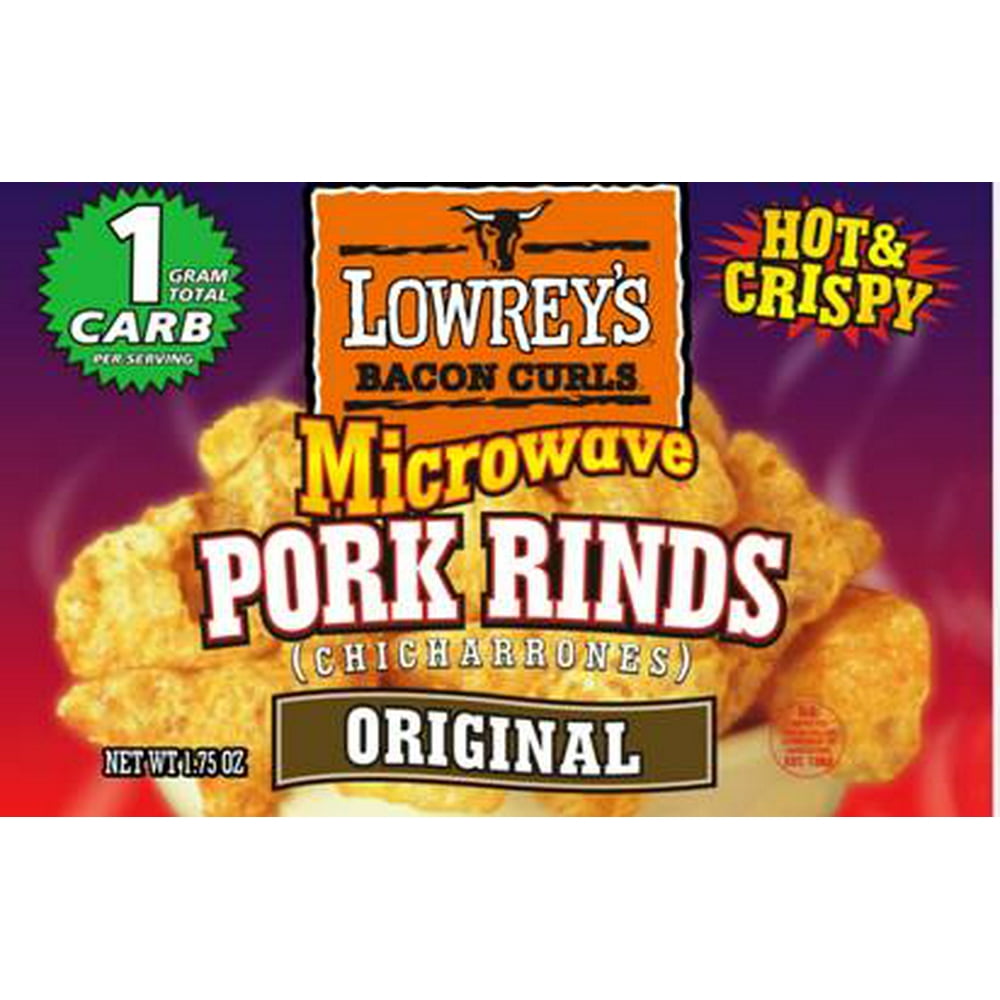 Lowrey's Microwave Pork Rinds, Original, 1.75 OZ, 18 Count Walmart