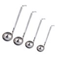 thumbnail image 2 of Kesenlong soup ladle 4pcs Hanging Hook Ladle Spoons Stainless Steel Long Handle Heavy Duty Ladle Serve Soups Ladle for Kitchen Cooking Utensils, 2 of 8