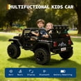 thumbnail image 4 of Roromall 24V 2-Seater Kids Electric Truck with Parent Remote Control, 4WD All-Terrain Ride-on Car for Toddlers & Kids, Dual Motor, Toy Car for Boys & Girls, 4 of 7