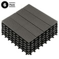 thumbnail image 5 of Pure Garden 6PK Interlocking Deck Tiles All Weather Outdoor Flooring, Gray, 5 of 10