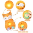 thumbnail image 4 of Stuffed Anxiety Relief Breathing Fox for Kids, Soothing Fox Bear with Music Lights Rhythmic Breathing Motion for Toddlers Gifts, 4 of 6