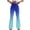Blue, variant on Brondbend Gym Pants Women Soft Leggings for Women Stretchy High Waist Belly Control Workout Trousers Gradient Color Comfortable Tights Slim Fit Climb Athletic Jogger Blue