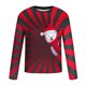 thumbnail image 4 of Blusas y camisas de manga larga con cuello redondo para hombre, estilo casual, cuello redondo, manga larga, camiseta estampada de Halloween, blusa de poliéster para hombre., 4 of 5