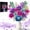 blue&purple, variant on OKKIDY Flower Bouquet Building Set Compatible with Lego, 1010 PCS Botanical Building Blocks, DIY  Home Decor Gift for Women, Adults & Teens