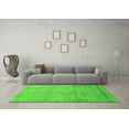 thumbnail image 3 of Ahgly Company Indoor Rectangle Abstract Green Modern Area Rugs, 2' x 5', 3 of 4
