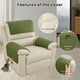 thumbnail image 5 of Solid Color Checkered Sofa Armrest Cushion Headrest Cushion With Two Storage Pockets Recliner Armrest Towel Rainproof Dirt Resistive And Scratch Resistive, 5 of 7