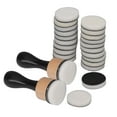 thumbnail image 4 of Ink Paints Mixing Blending Tool, 24 Replacement Foam Pads Wooden Handle Deep Saturation Ink Blending Tool  for Scrapbooking, 4 of 7
