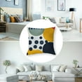 thumbnail image 6 of Yellow Grey Abstract Throw Pillow Covers Century Modern Accent Geometric Pillow Covers Minimalist for Couch Home Décor, 6 of 8