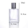 thumbnail image 3 of Frosted Glass Spray Bottle Perfume Atomizer, Refillable Perfume Spray Bottle Perfume Bottles Empty Fine Mist Atomizer Cosmetic Make up Container, 3 of 4